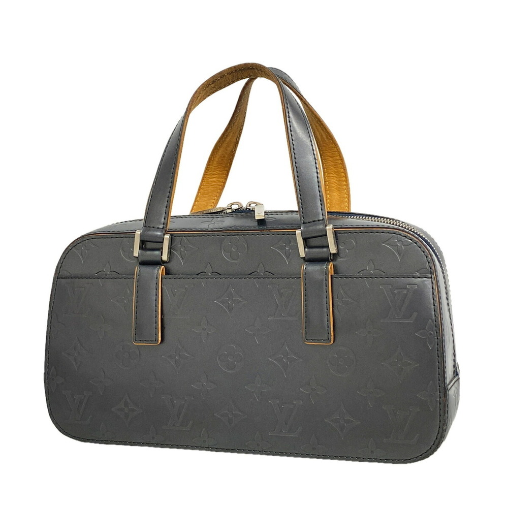 Louis Vuitton Monogram Mat Shelton Handbag M55175 Blue Women's